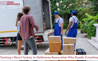 Planning a Move? Sydney to Melbourne Removalists Who Handle Everything