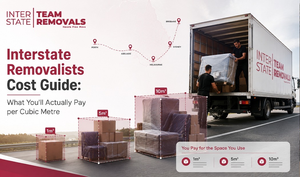 Interstate Removalists Cost Guide: What You’ll Actually Pay per Cubic Metre